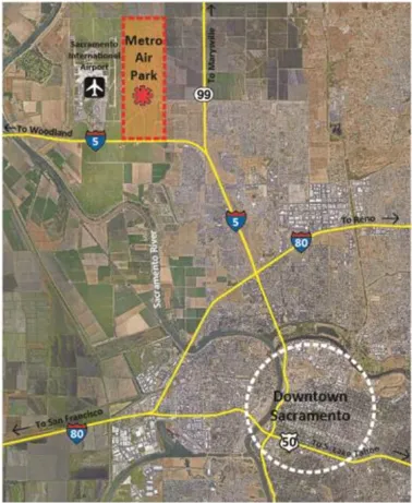 A map showing the location of the SPA.