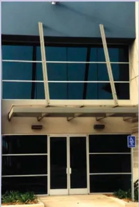 A photo of the entrance of a building.