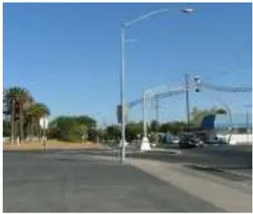 A photo of the Rio Linda archway.