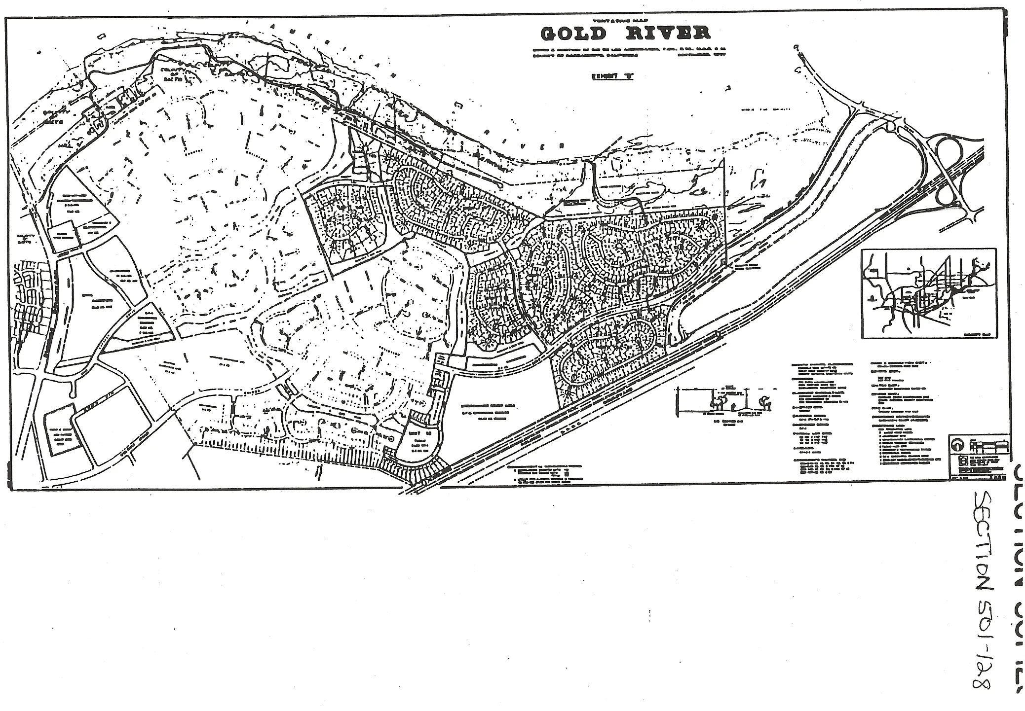 Map of Gold River General Development Plan