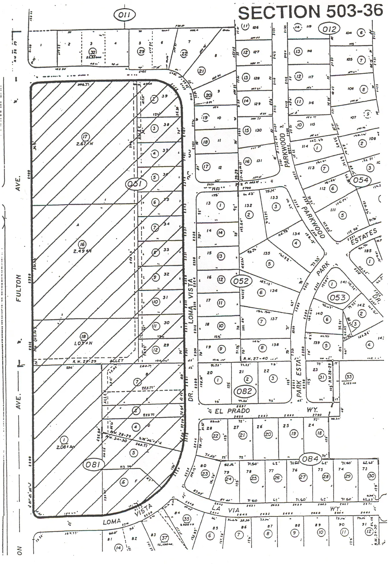 Map of the Loma Vista Special Planning Area