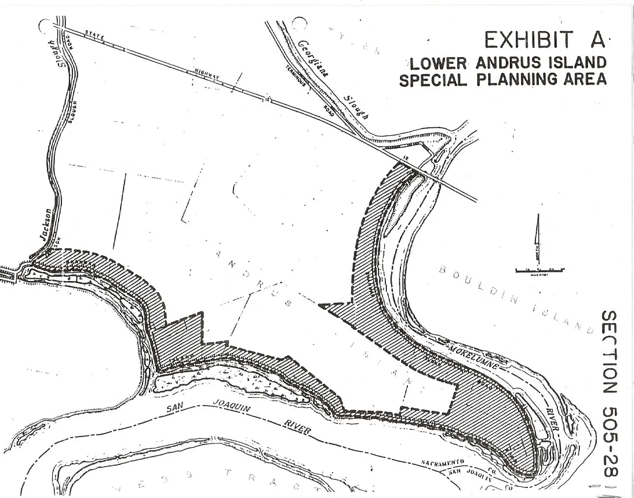 Map of the Lower Andrus Island SPA