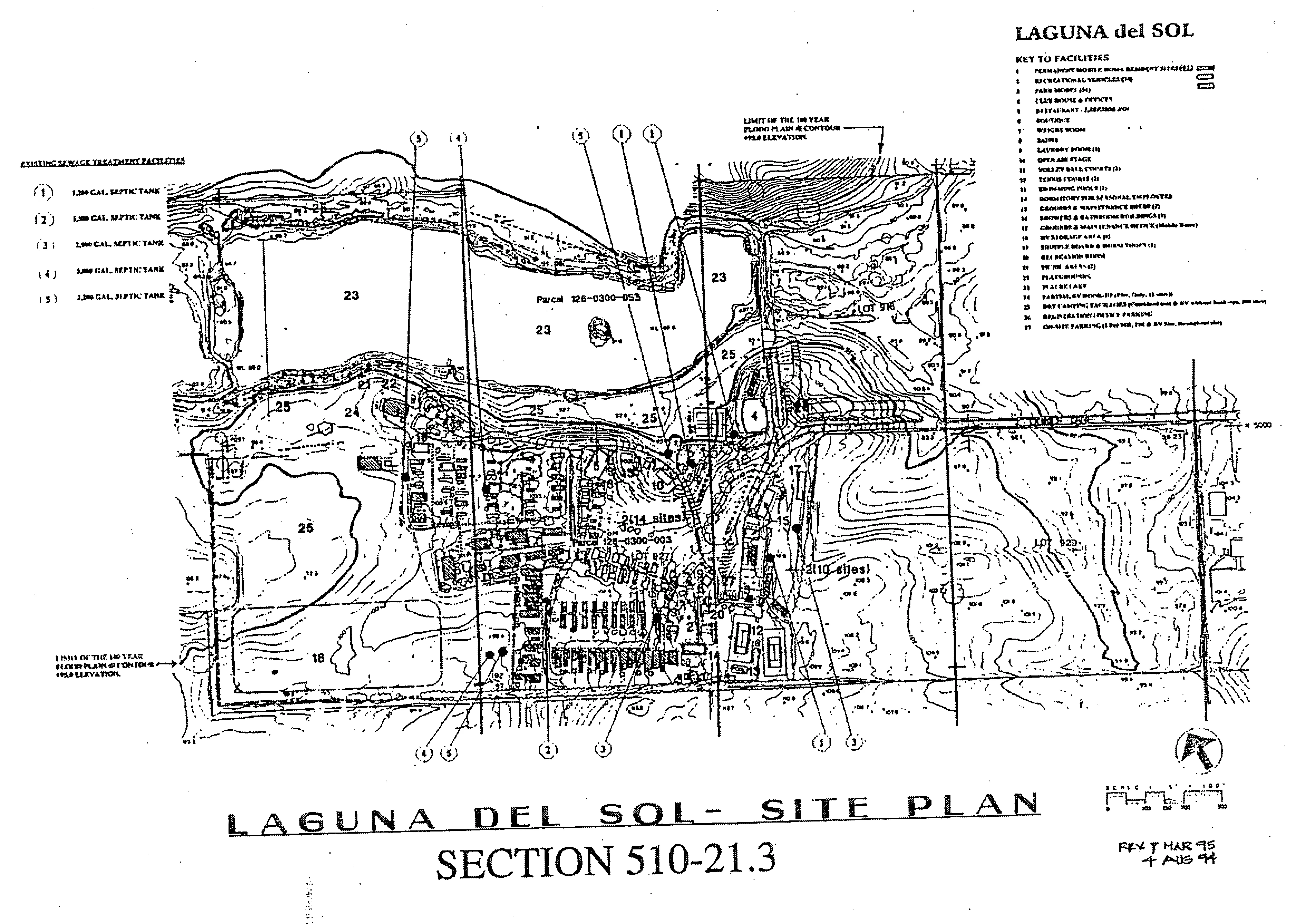 Site Plan of the Laguna Del Sol community