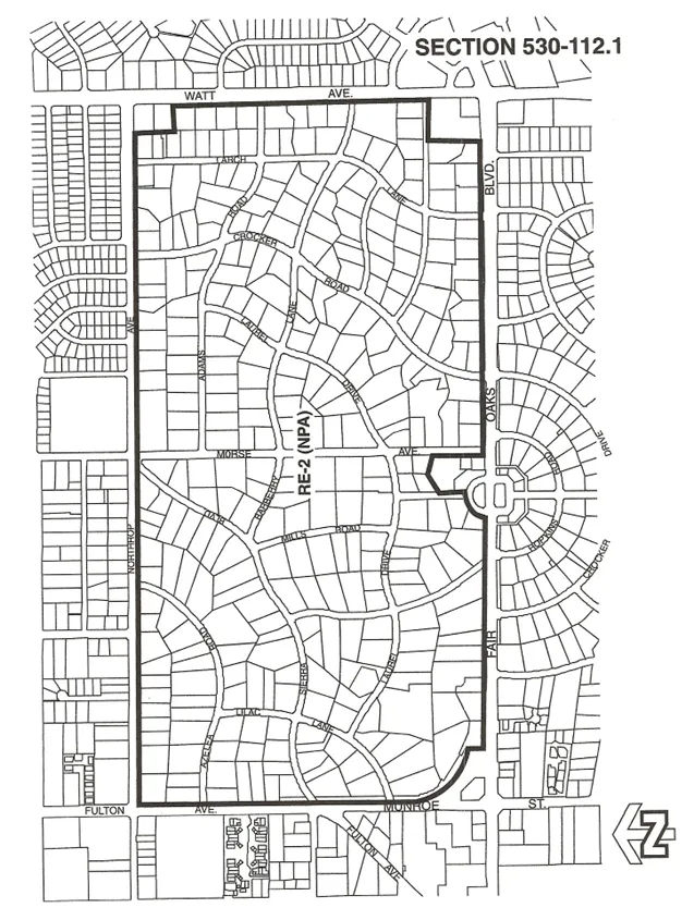 Properties in RE-2(NPA) zone