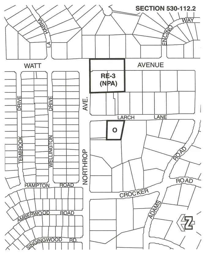 Properties in R-3(NPA) zone