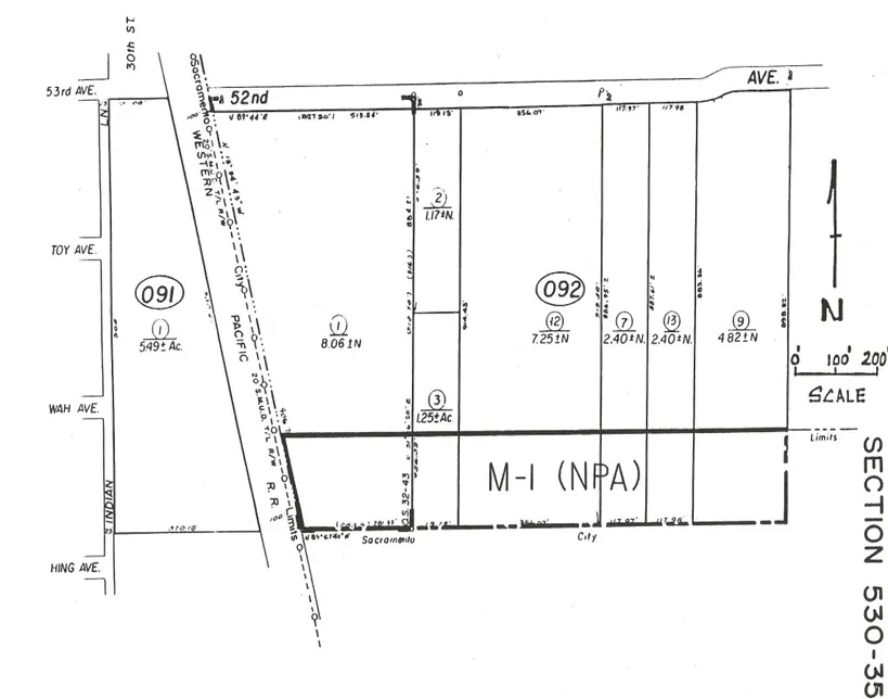 Map of 52nd Avenue NPA