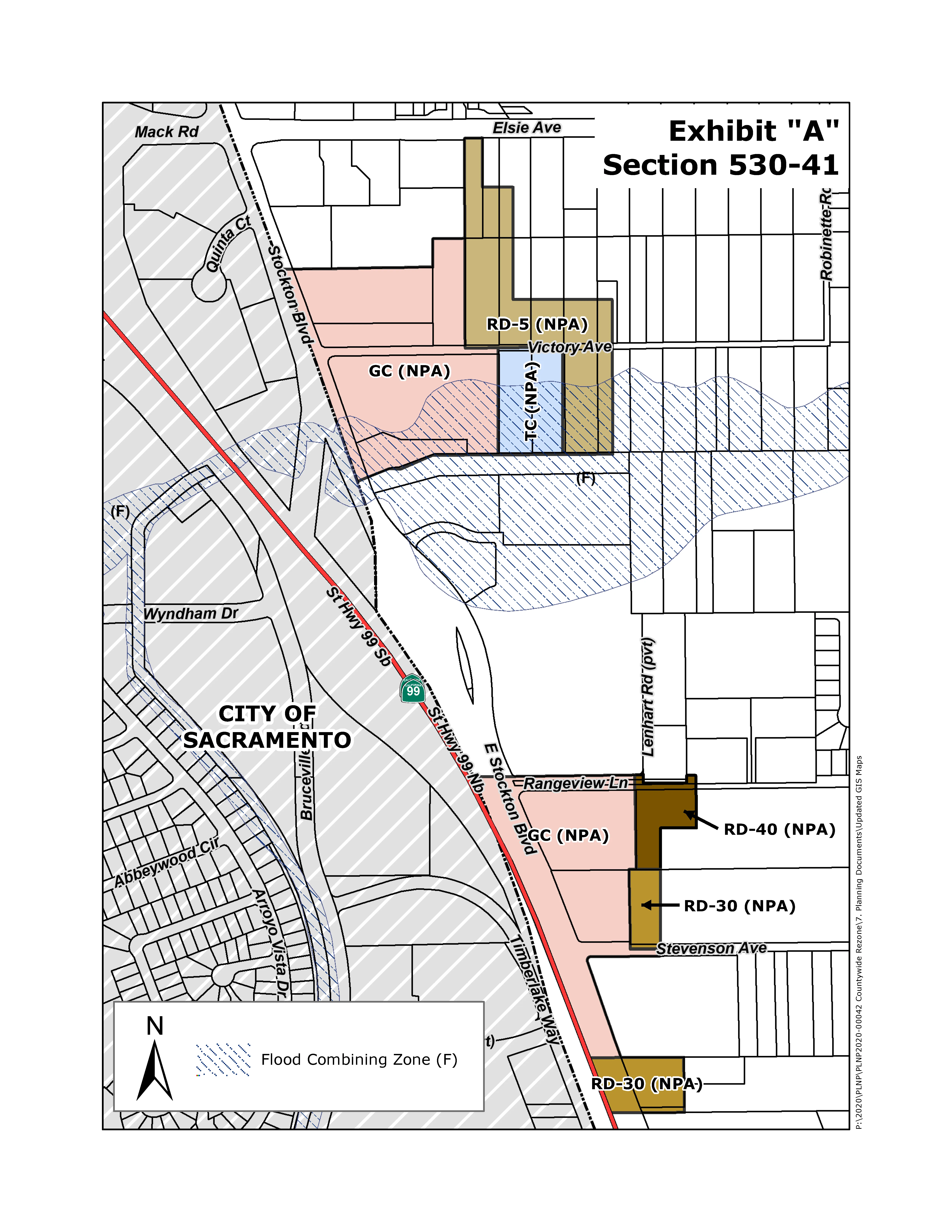 Boundaries of Victory Avenue NPA
