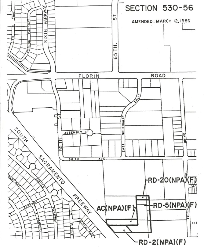 Map of 66th Avenue NPA