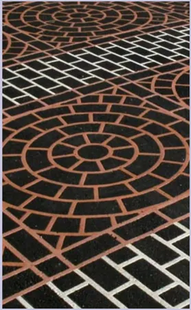 A photo of decorative pavement.