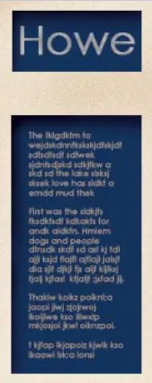 A rendering of a sign.