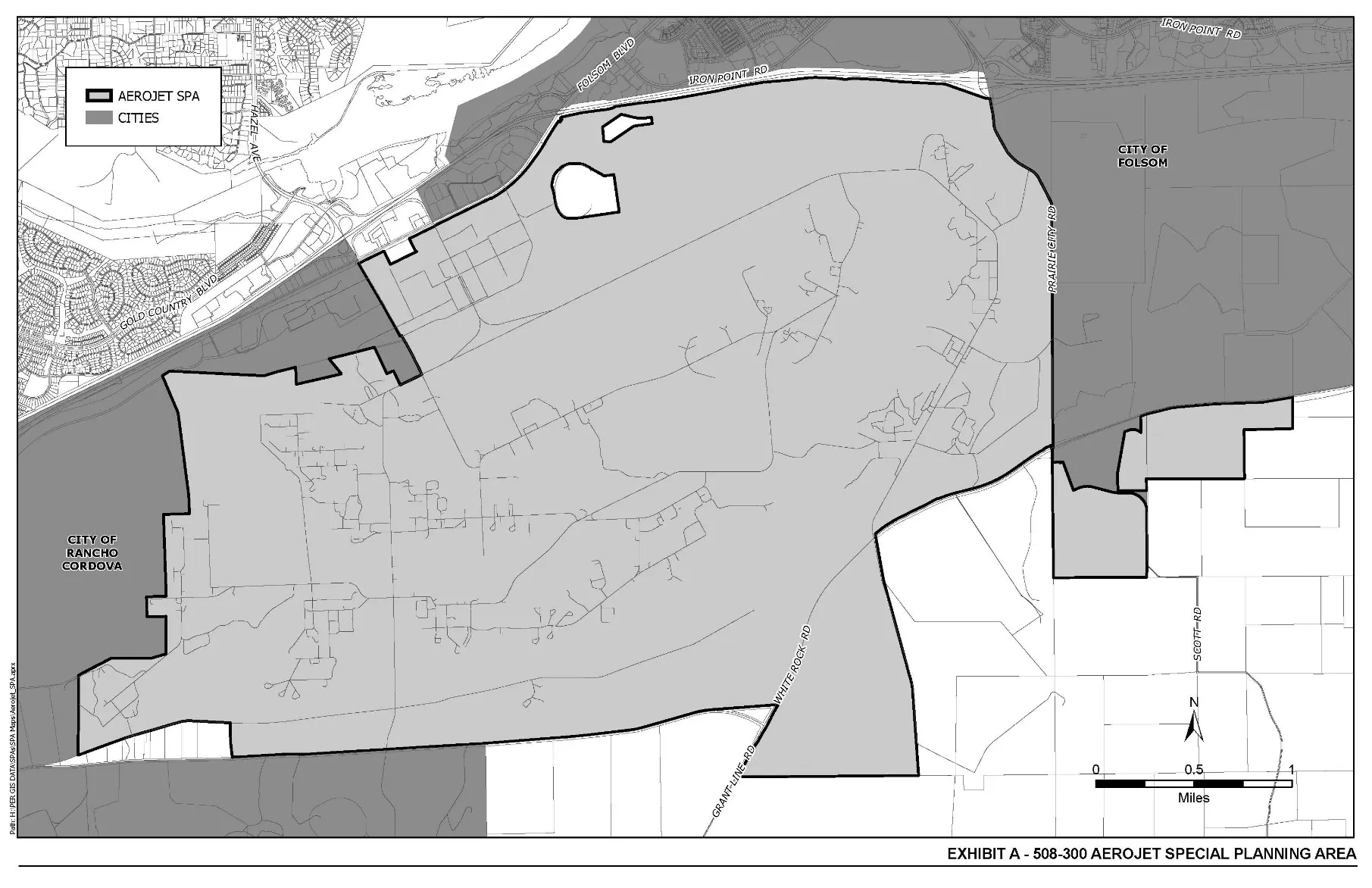 A map of the area encompassed by this ordinance.