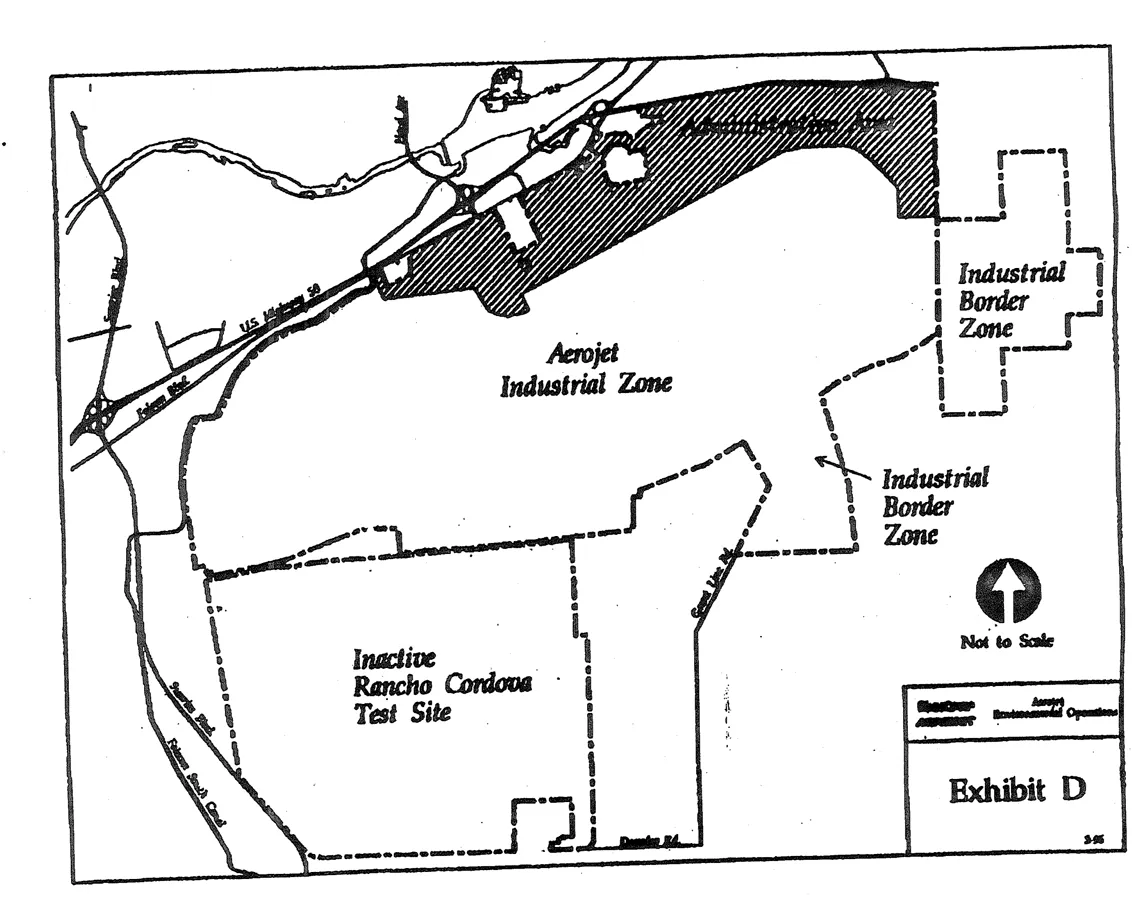 A map showing the the Carve-Out Area.