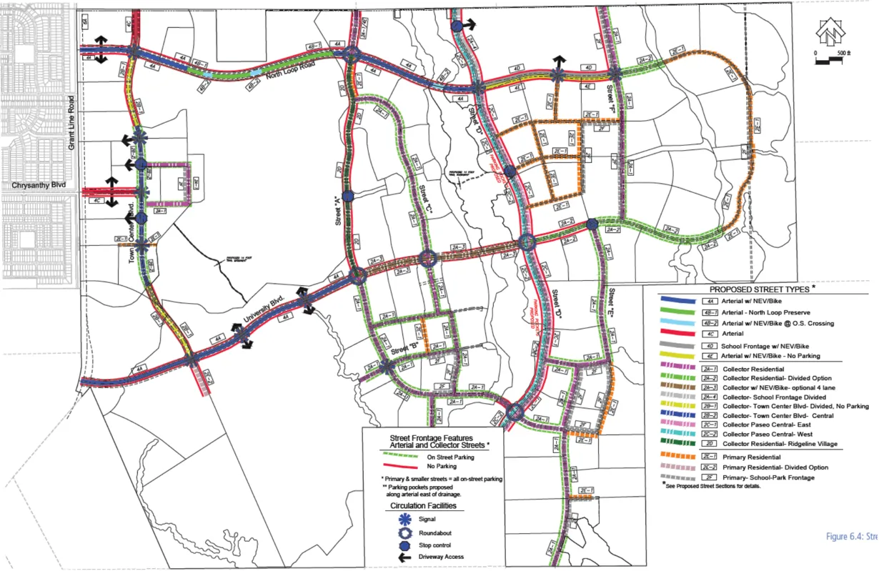 A map of the circulation plan.