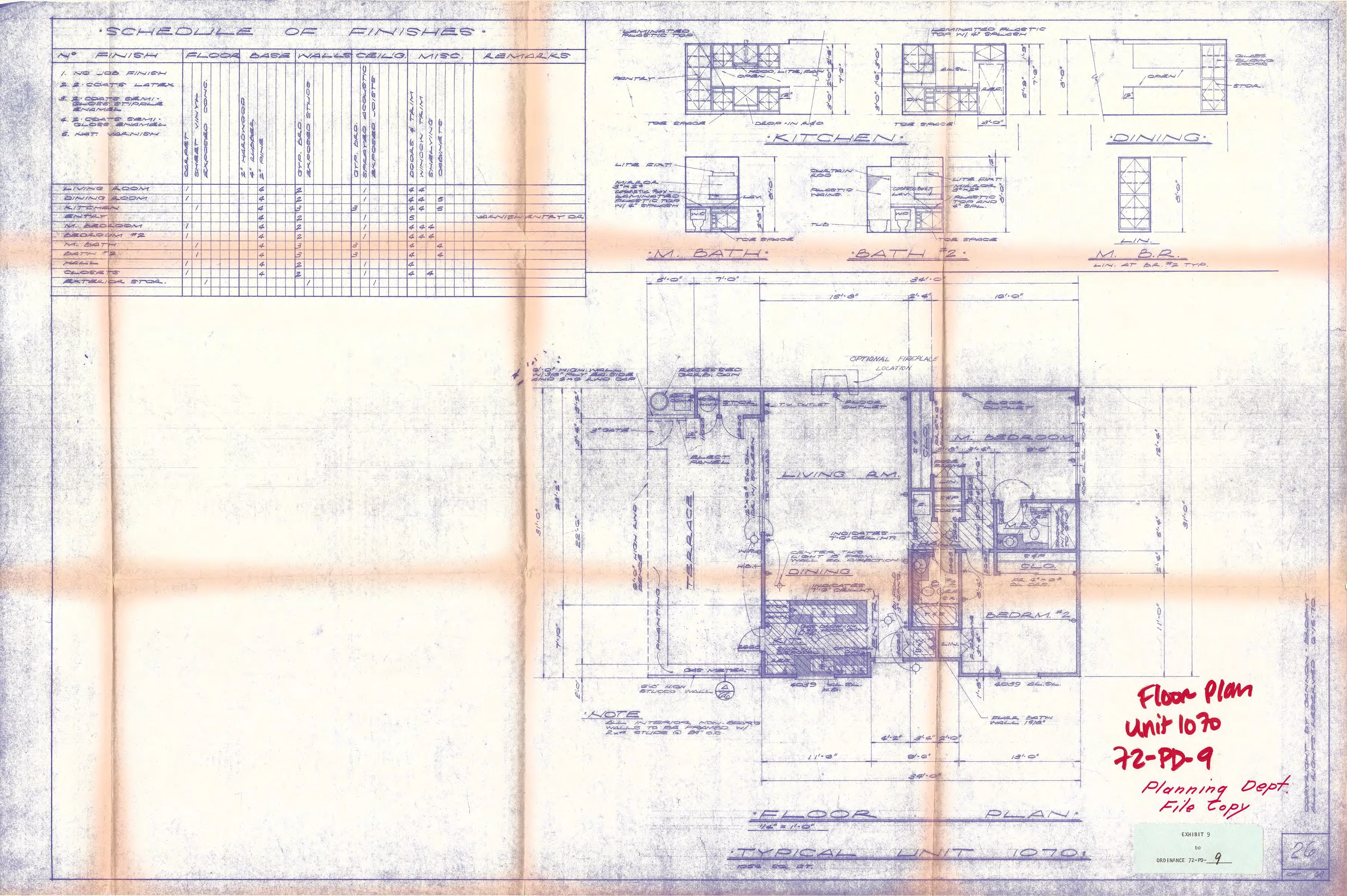 Unit 1070 Floor Plan