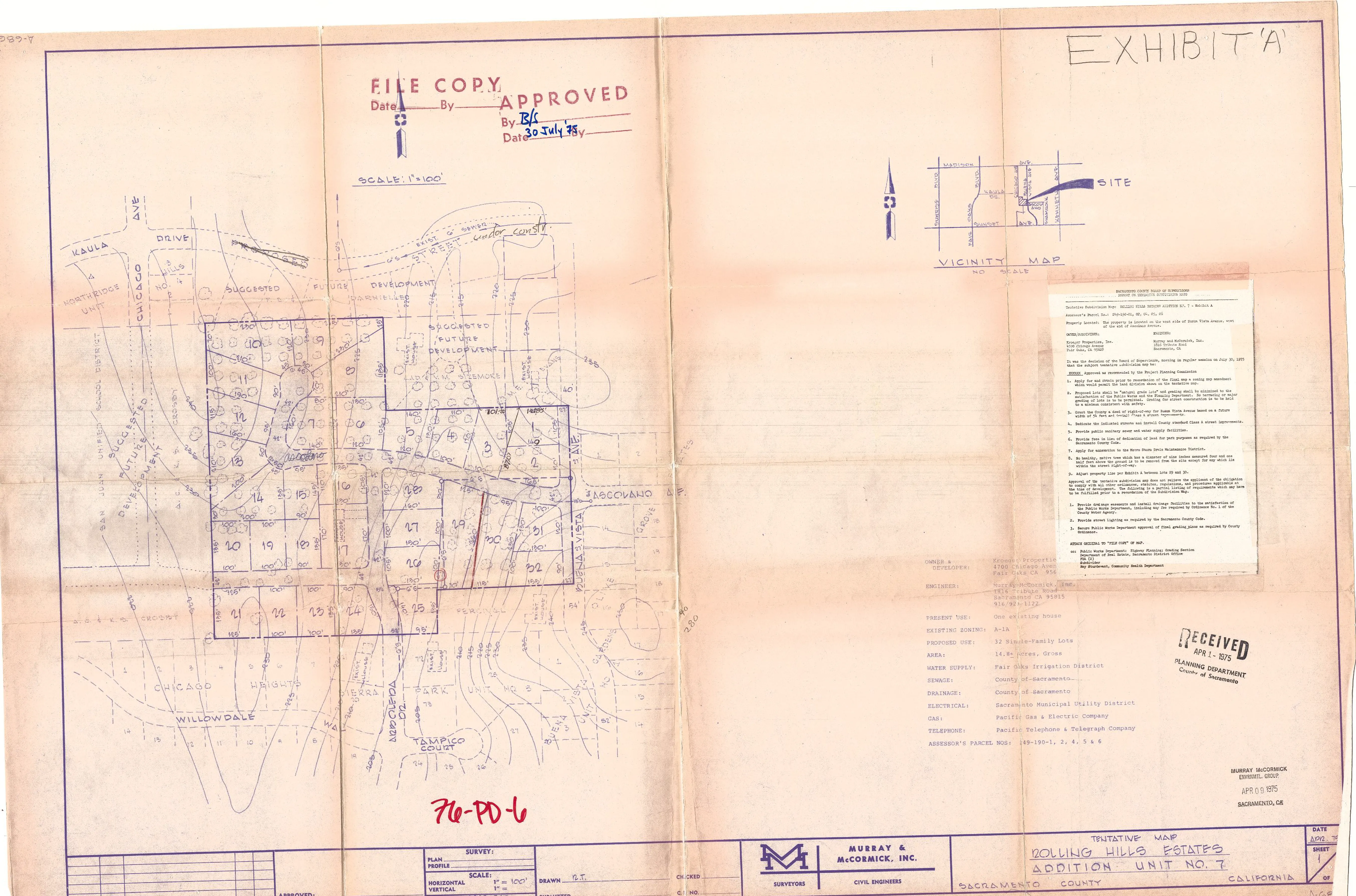 Development Plan of Rolling Hills Estates Addition Number 7