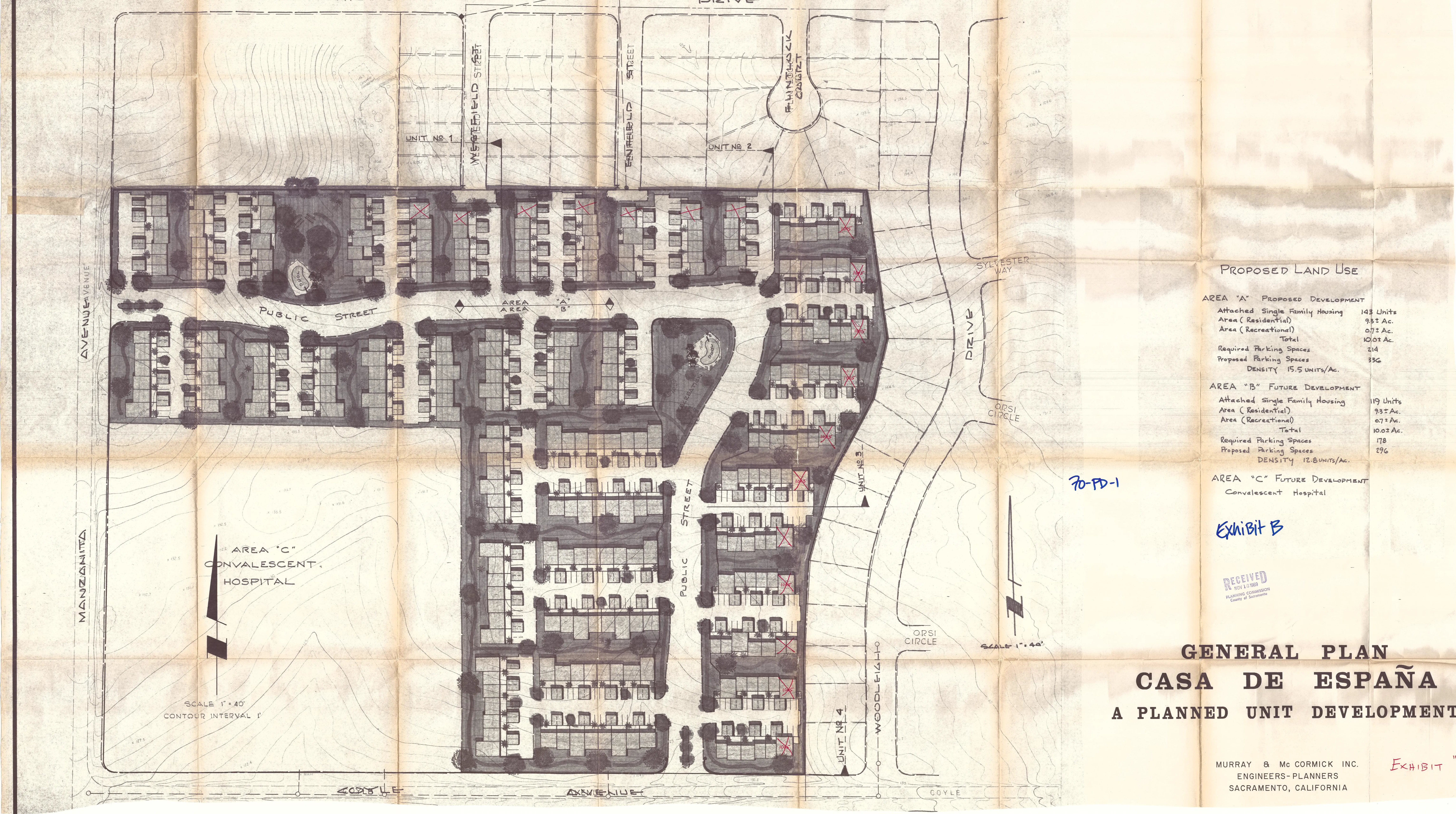 General Plan of Casitas Manzanita Planned Development