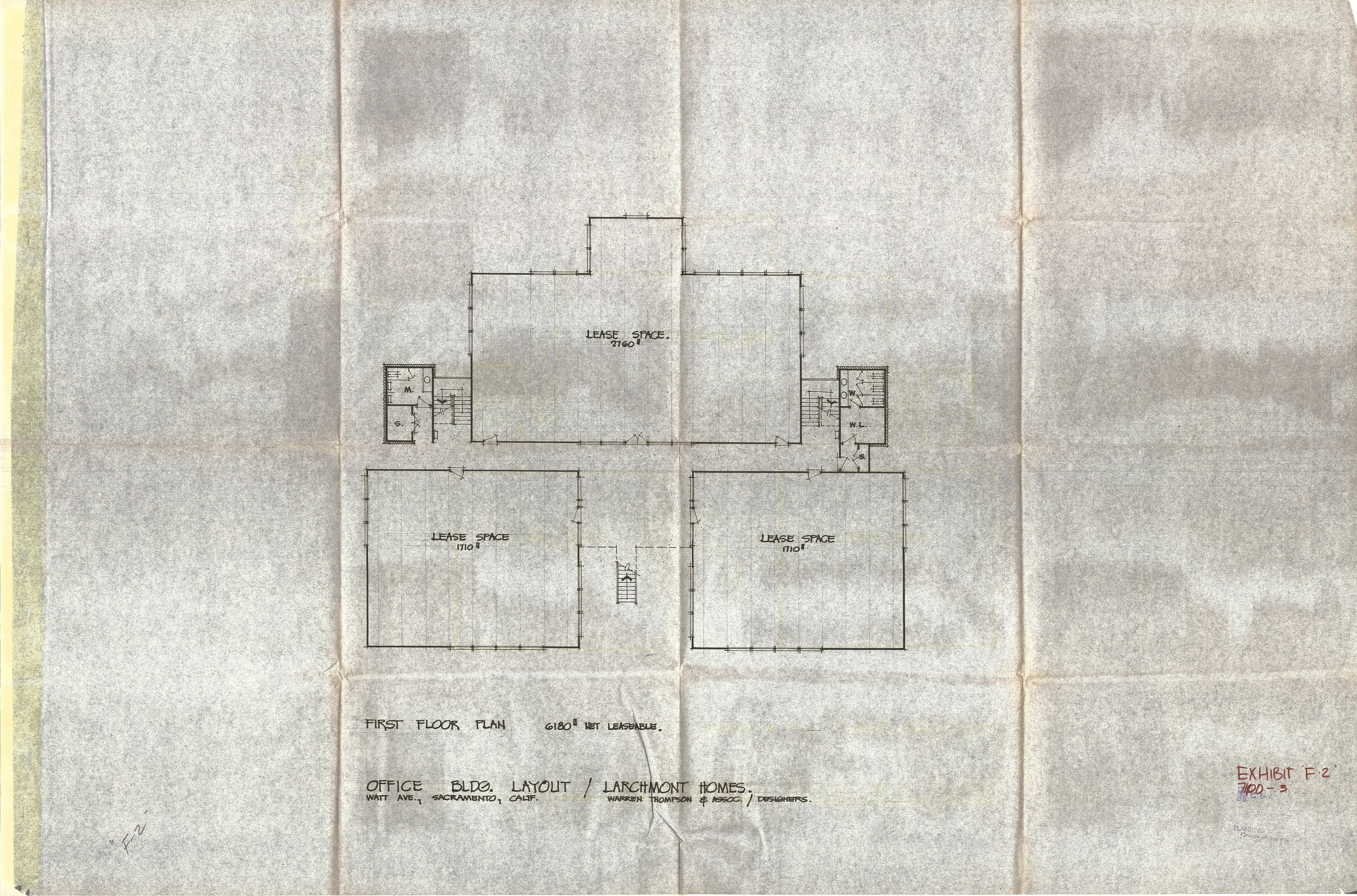 First floor plan of office