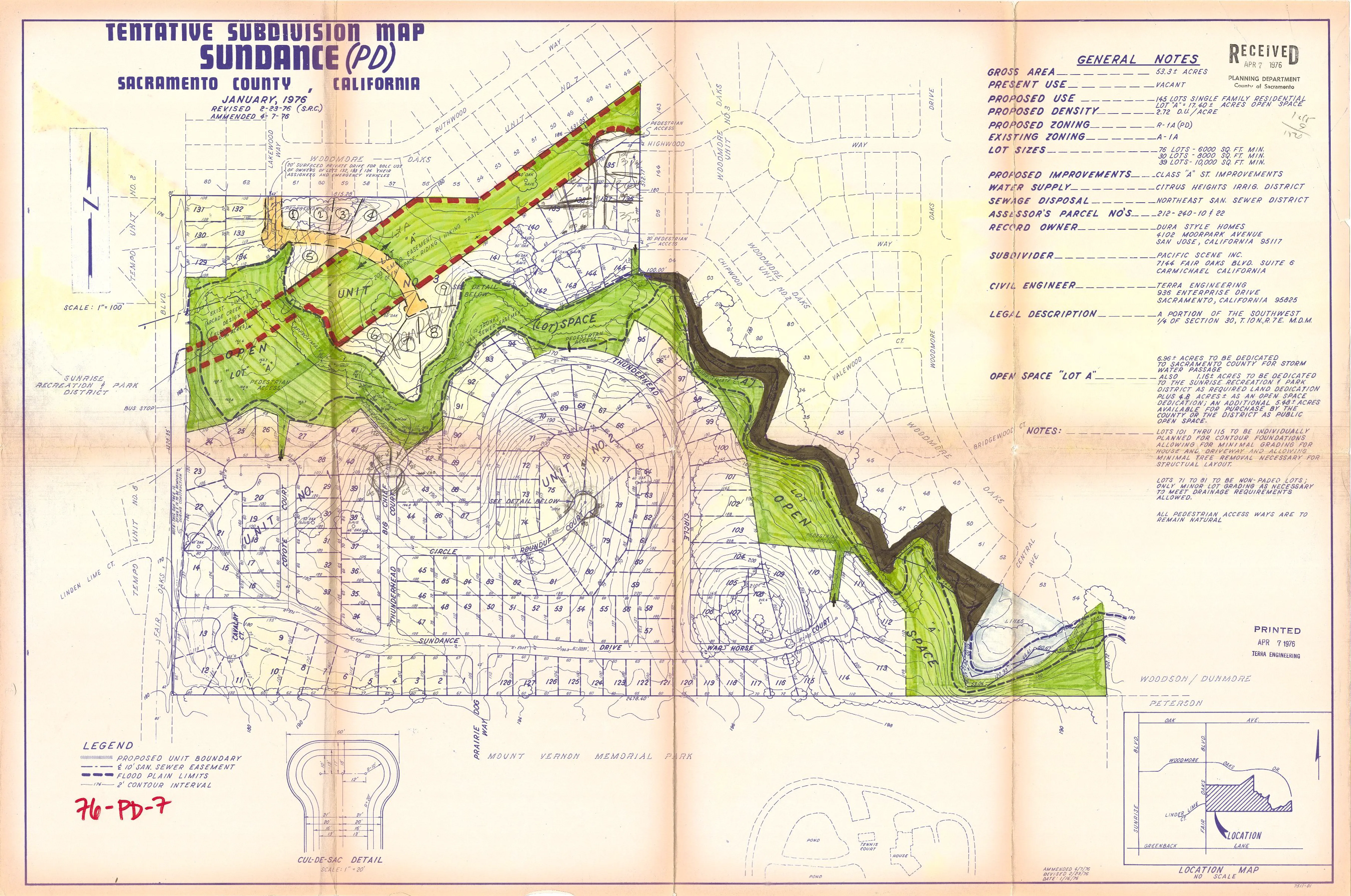 Development Plan for Sundance Planned Development