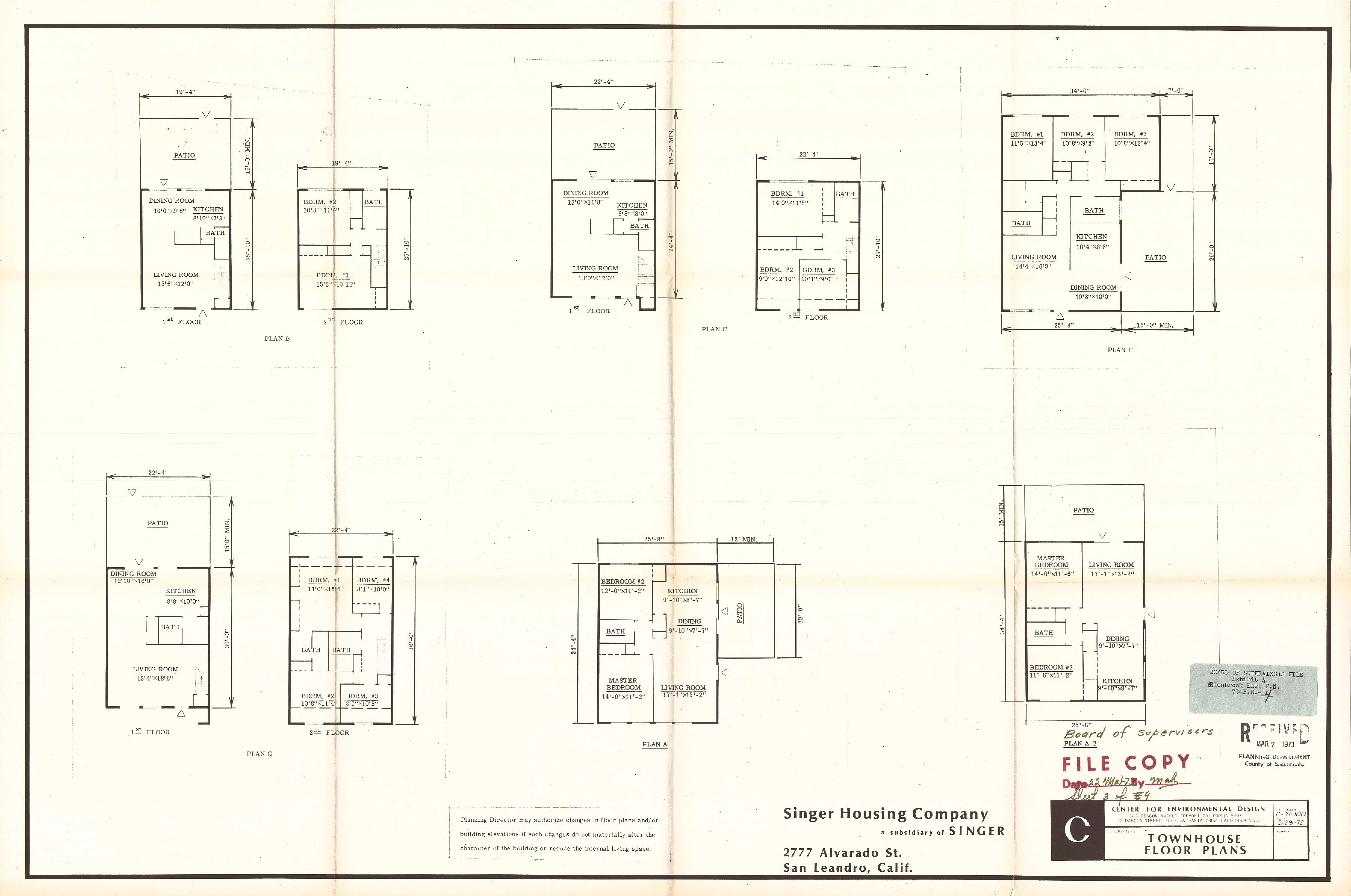 Typical Floor Plans