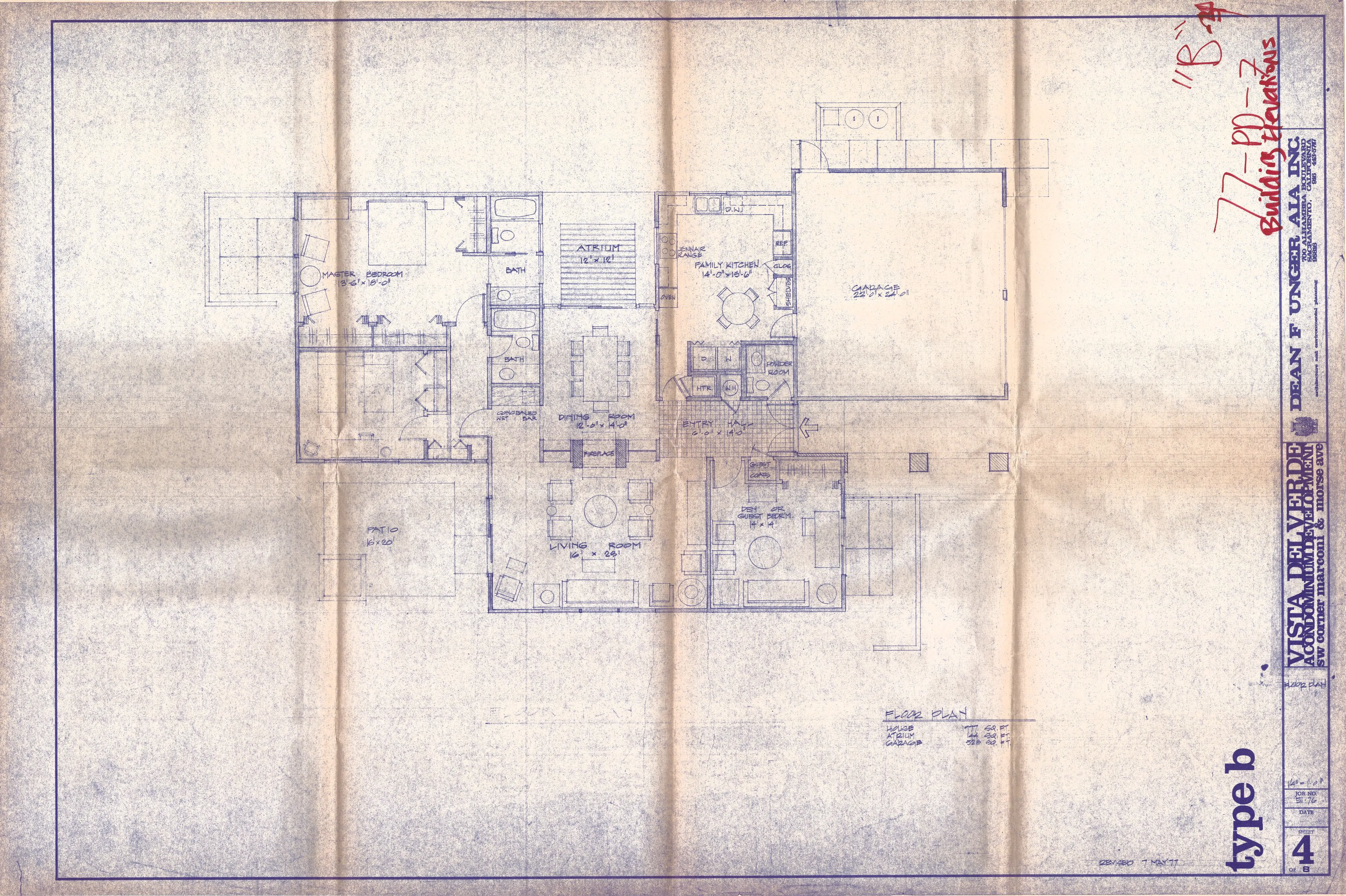 Exhibit B-4 Floor Plan of Model Type B