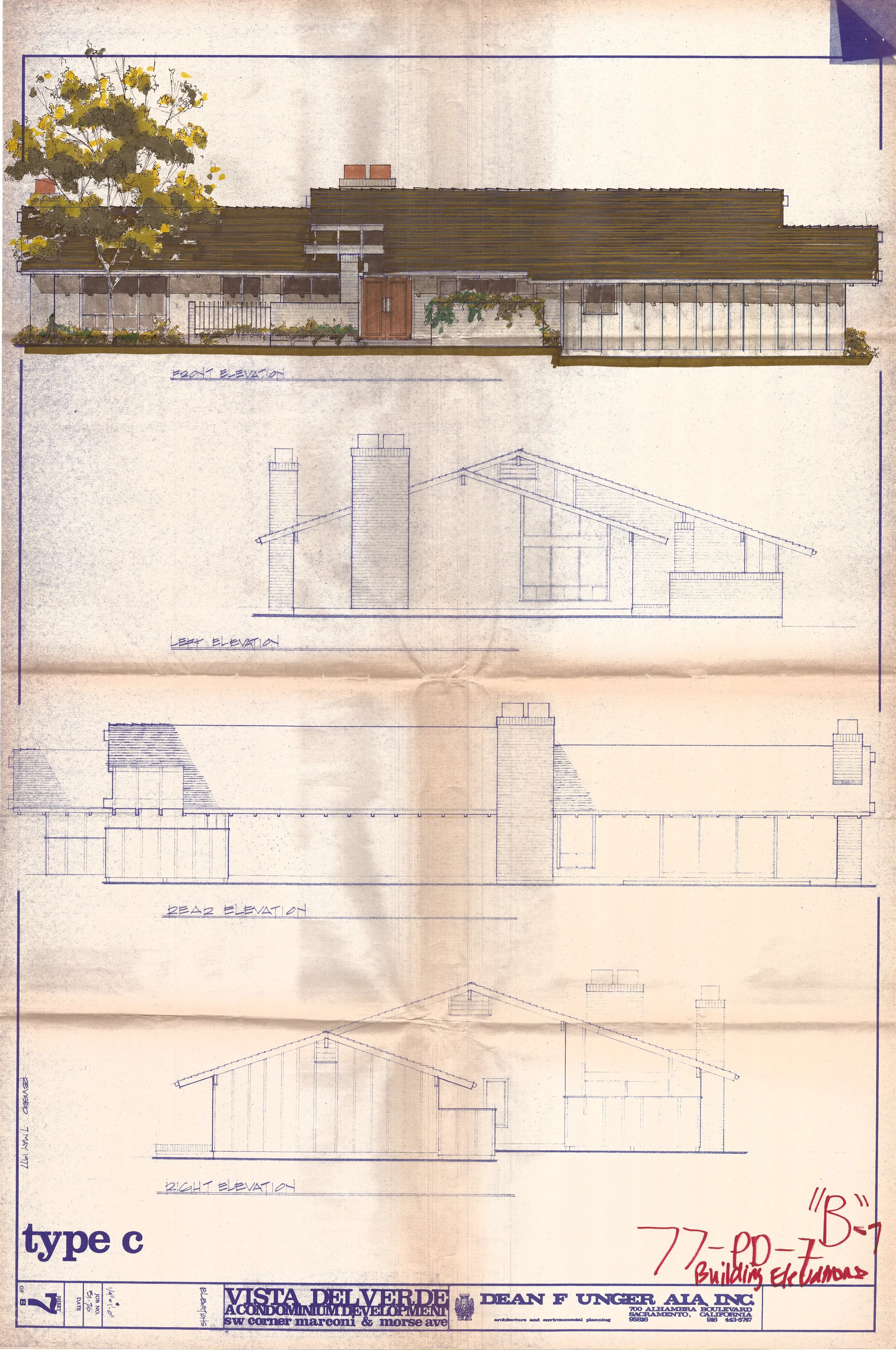 Exhibit B-7 Elevations of Model Type D
