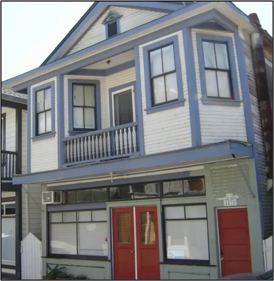 Photo of home with first floor storefront in Walnut Grove