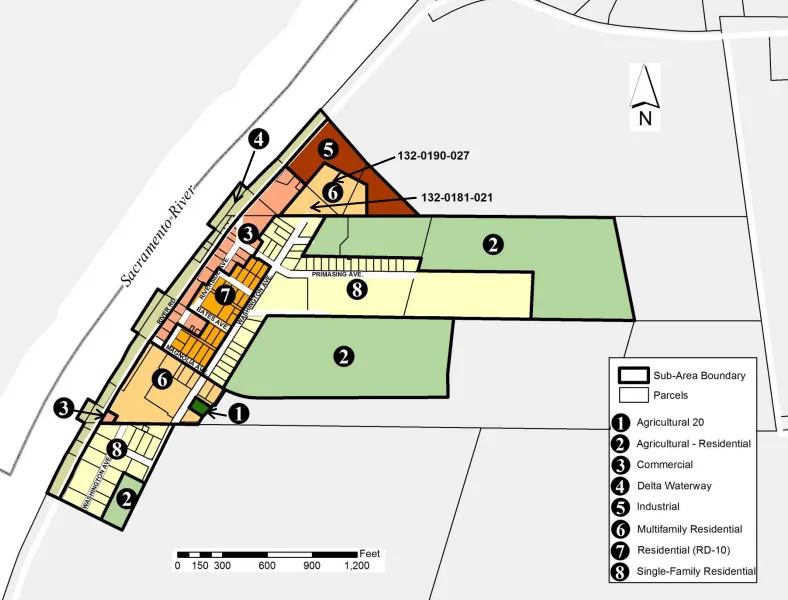 A map of the Courtland SPA
