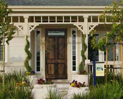 Door with various accents