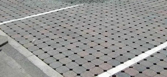 On street pavers