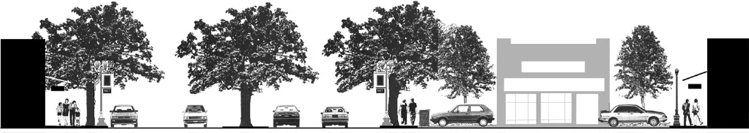 Diagram of a Hybrid Street.