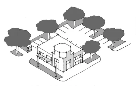 An illustration corner site.