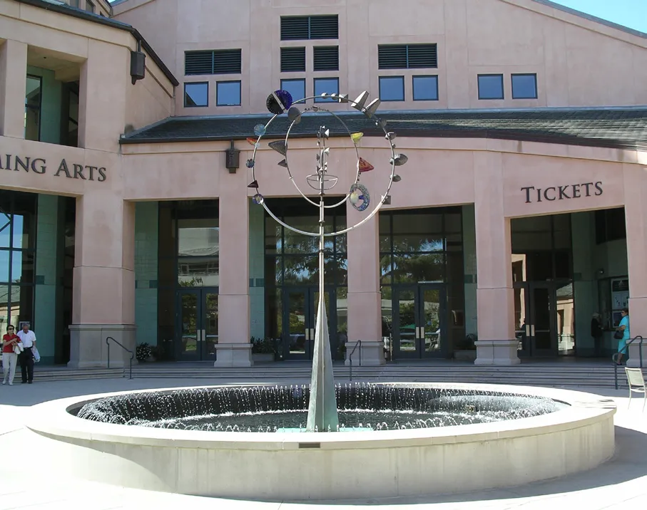 Commercial center public art.