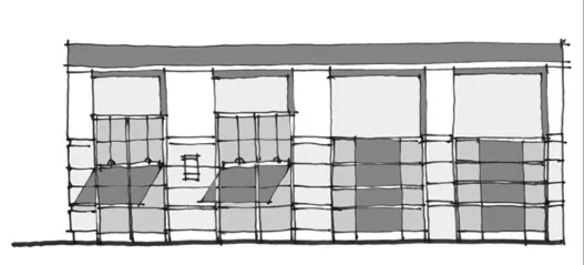 Diagram depicting the desirable metal siding building features.
