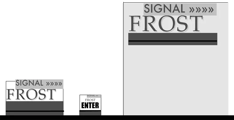 Diagram of commercial/industrial monument, entry, and building signs.