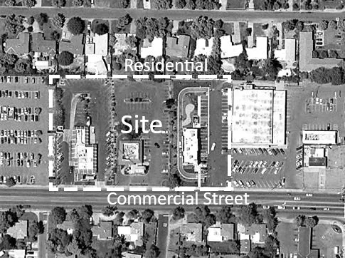 Aerial image of case study A-4 site location.