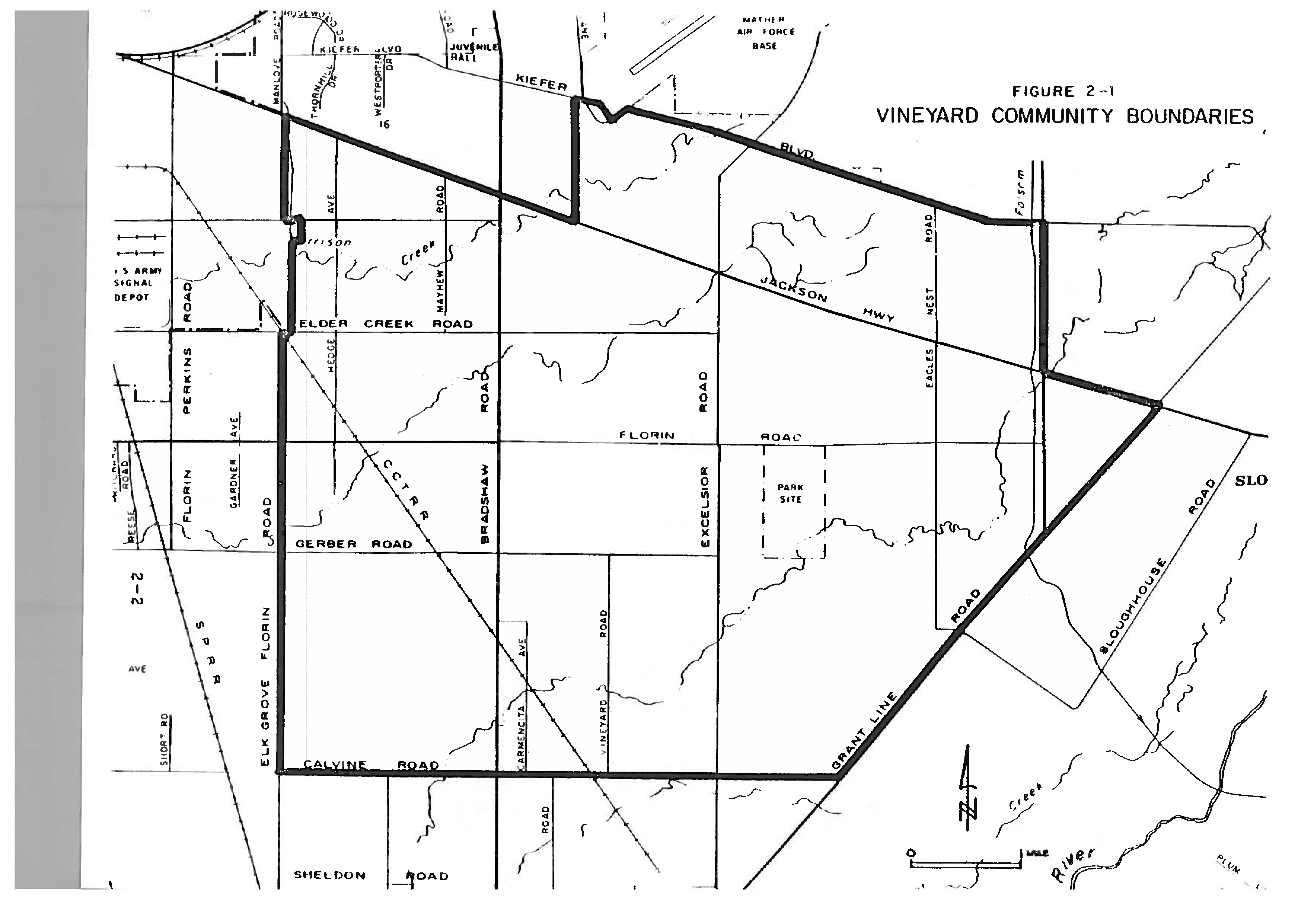 Map of the Vineyard Community Boundaries