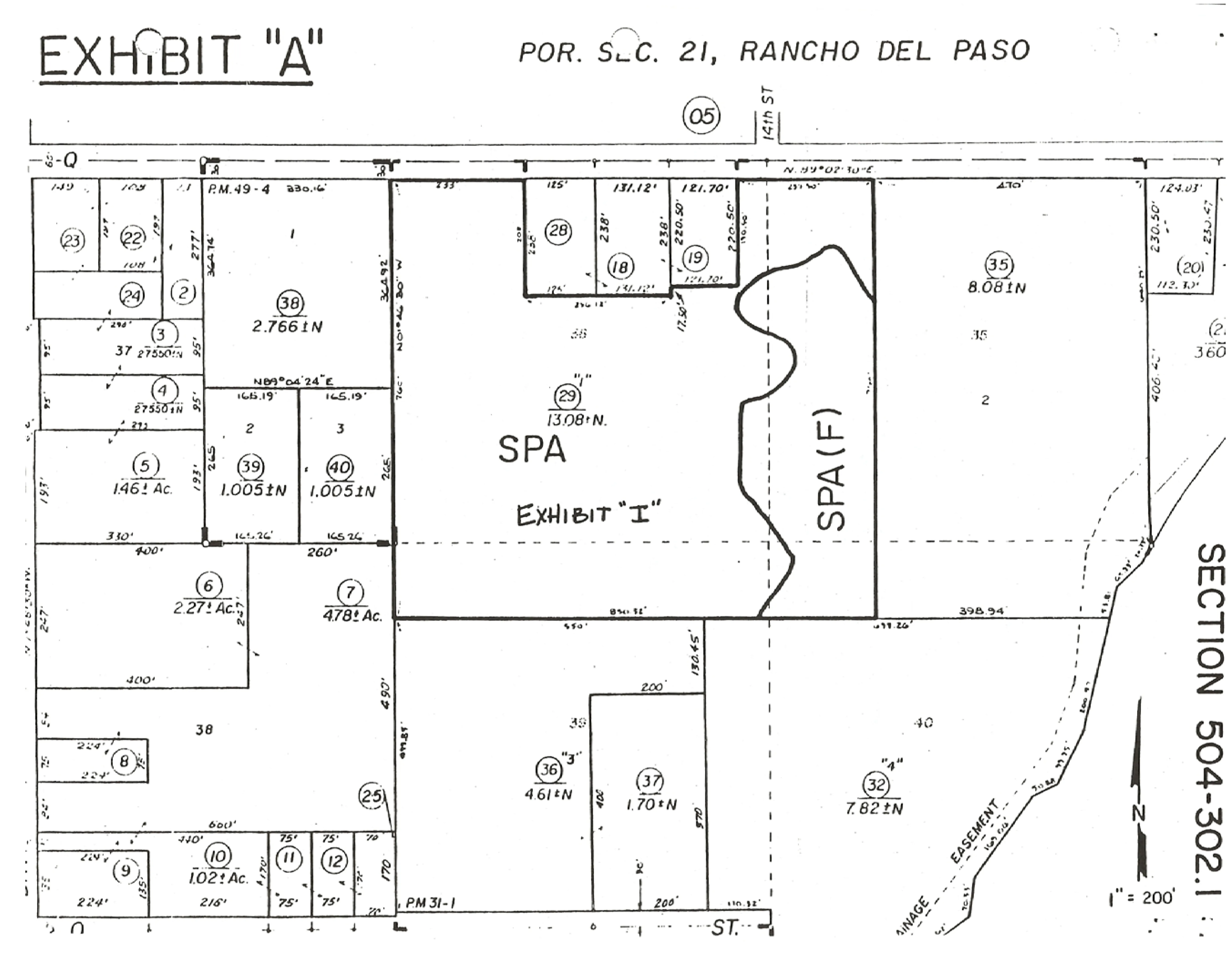 Map of the Donsing Ranch SPA