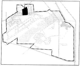 Map of the Main Base Area of the Mather Field SPA