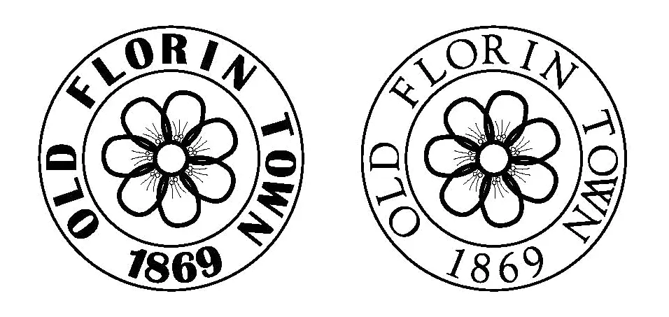 The Old FLorin Town insignia.