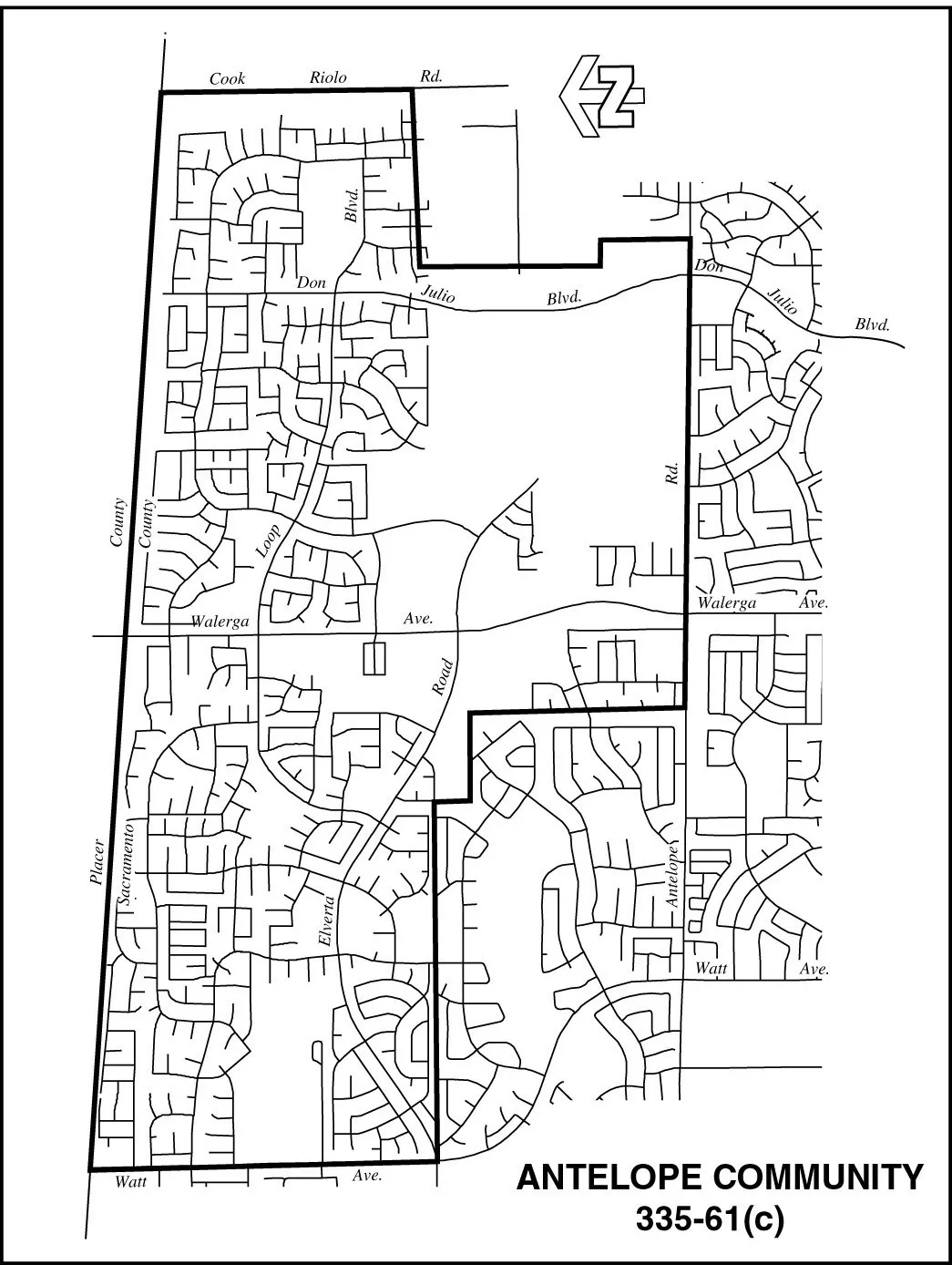 Antelope Community Boundaries, former Section 335-61(c)