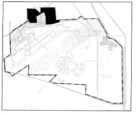 Map of Campus Area within the Mather Field SPA