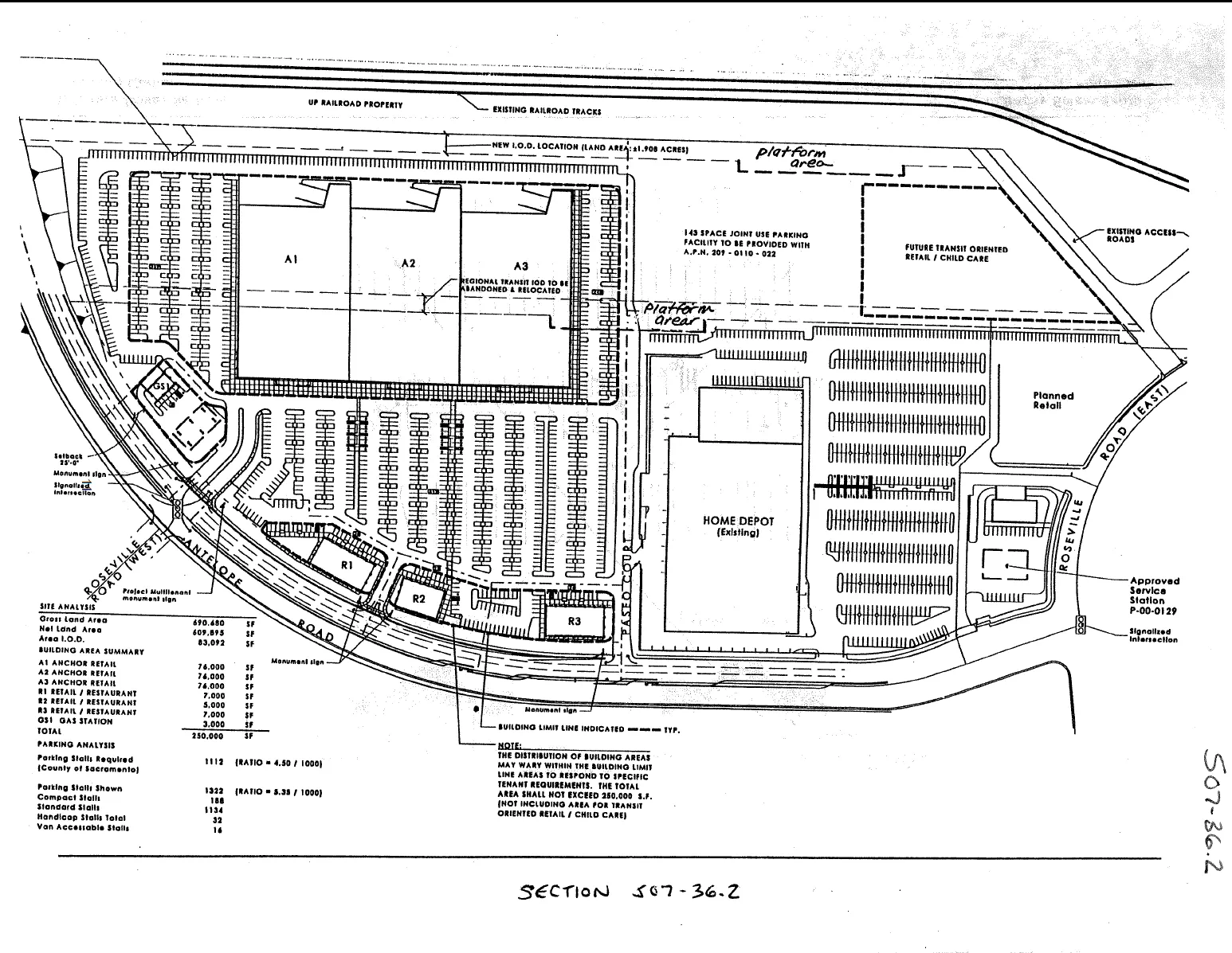 Amended land use plan of the SPA
