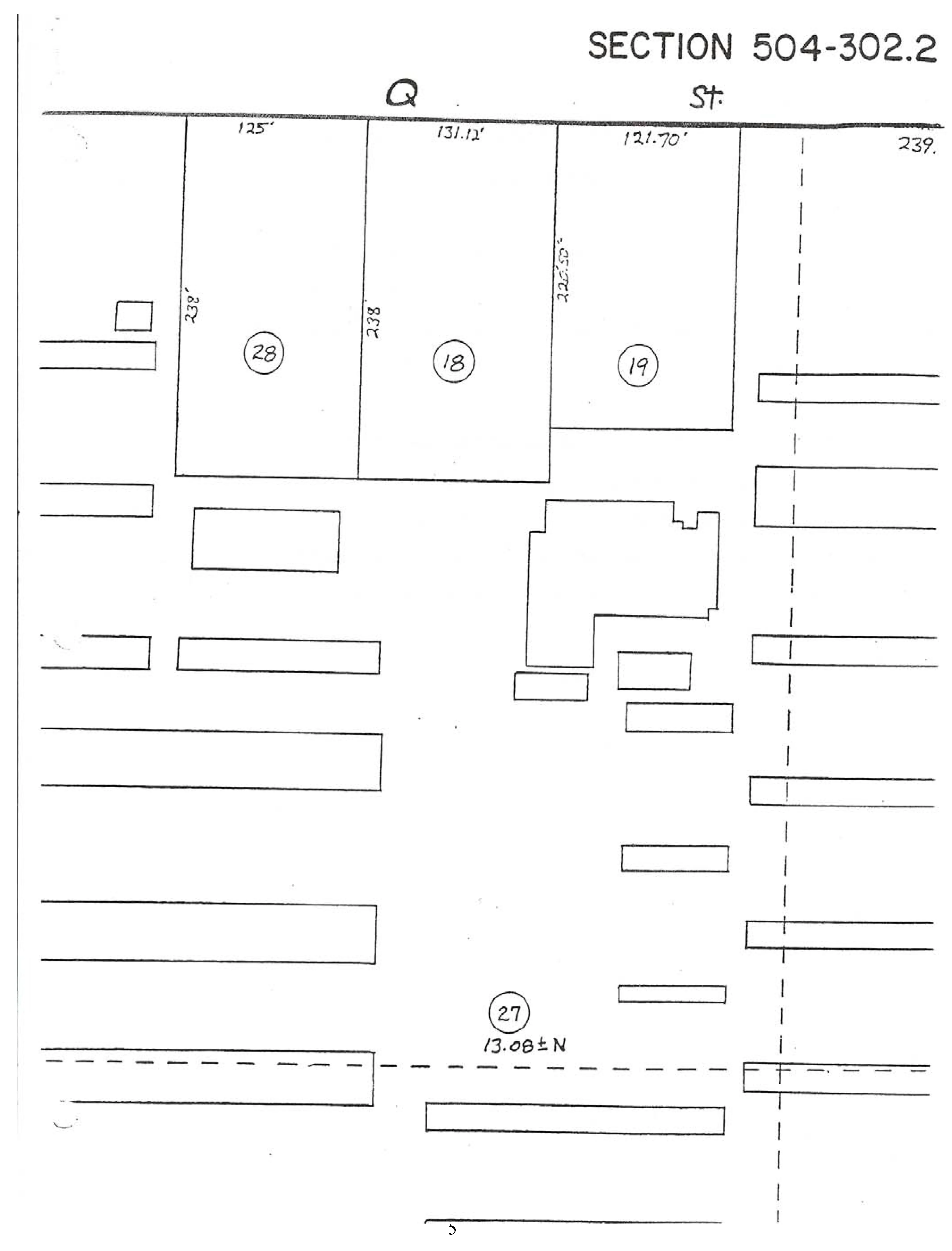 Site Plan showing Existing Structures within the SPA
