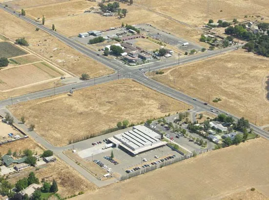 Aerial view of Florin and Elk Grove-Florin Road