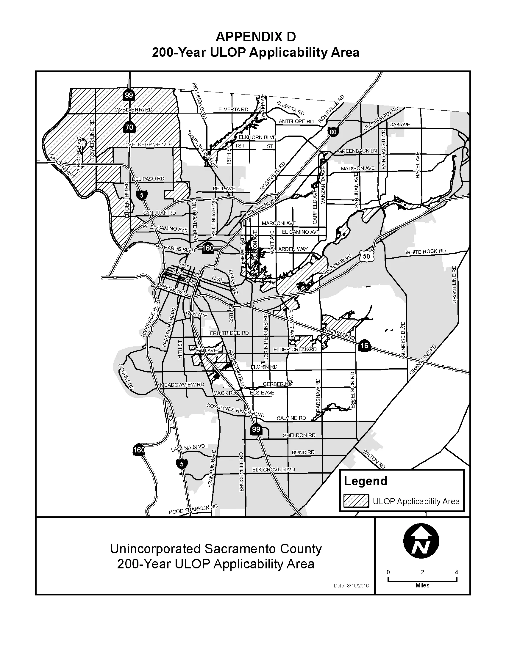 Map of 200-Year ULOP Applicability Area