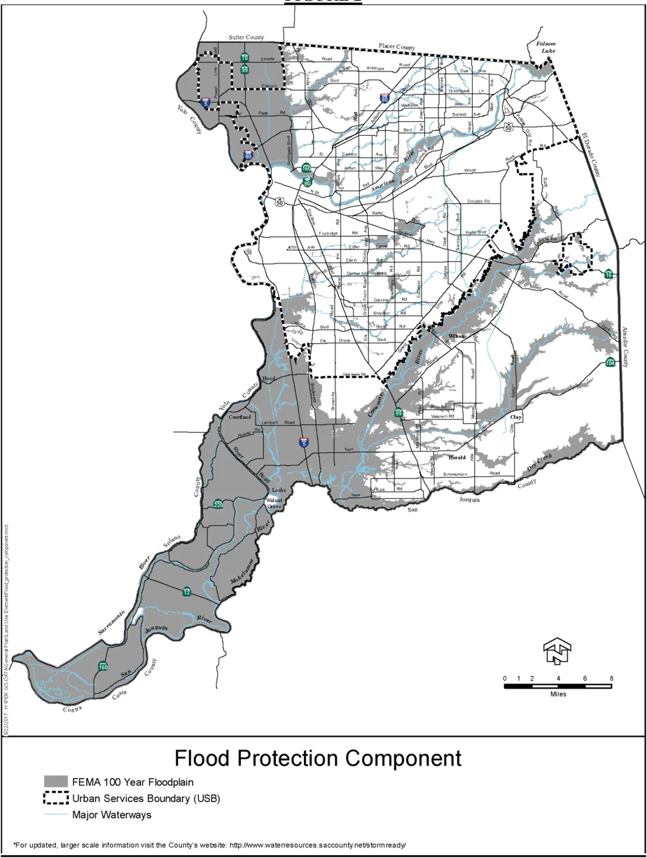 Map of the Flood Protection Component