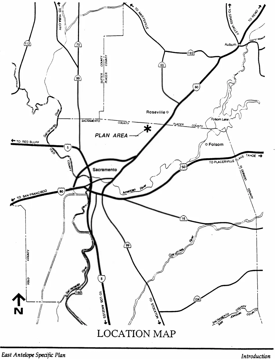 Context Photo of East Antelope SP in Sacramento Region