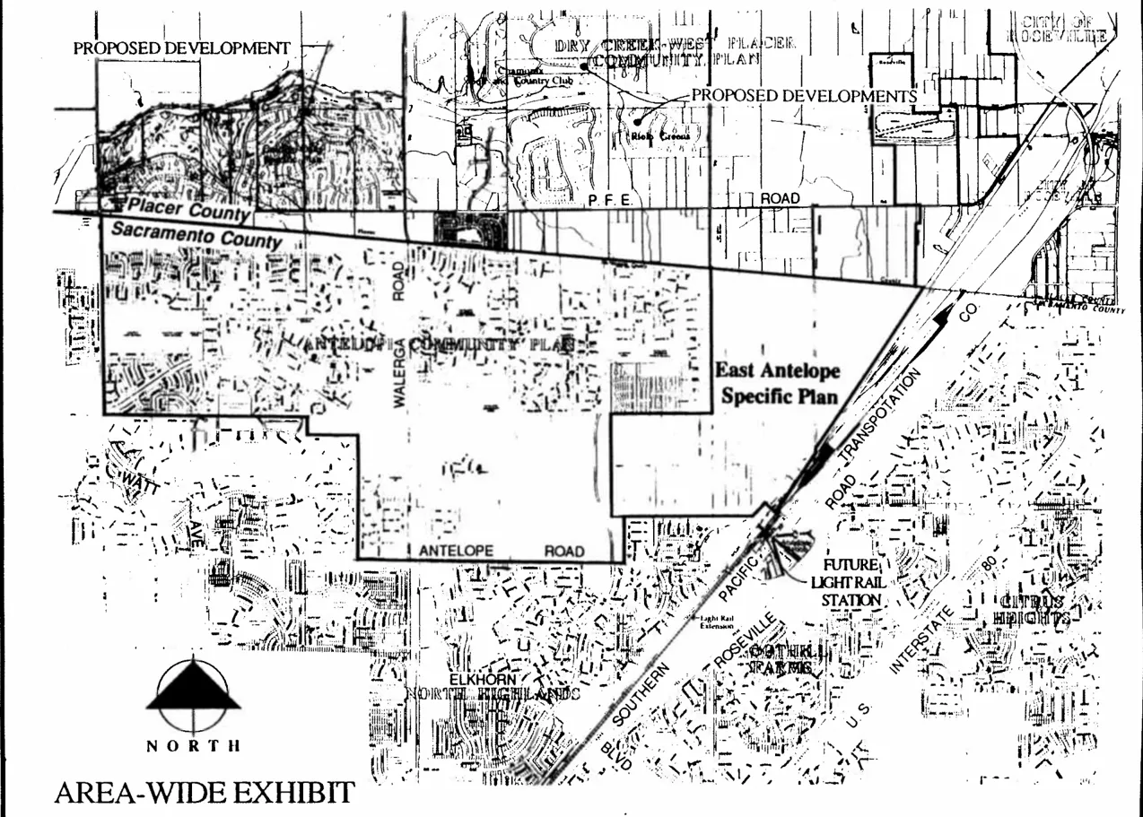 Context Map of Antelope Station SP in Antelope Area