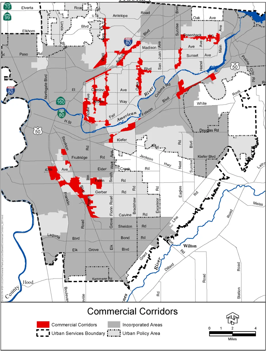 Map of Commercial Corridors