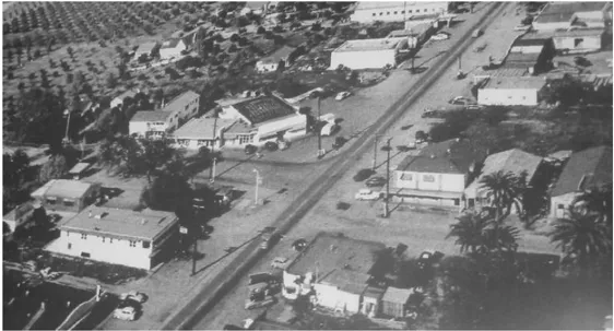 Historical aerial imagery of Carmichael.